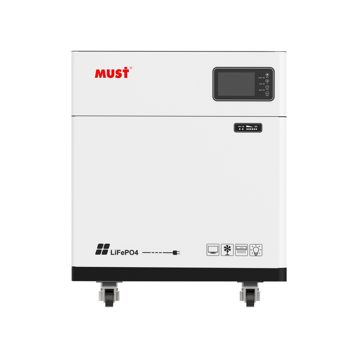 HBP1800 系列(1.2-10kW,1.28-15.36kWh)移动式 产品外观