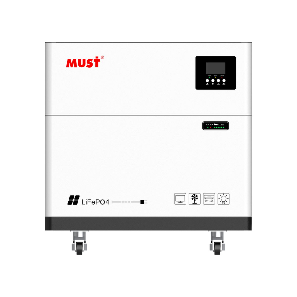 HBP3000 LV 系列(1.5-6kW,7.168/14.336kWh)移动式 产品外观