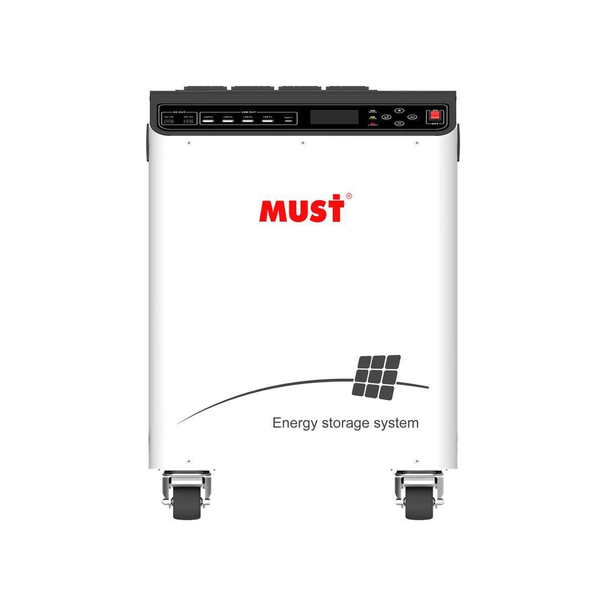 HBP1800 LV 系列（1-2kW，1.28-2.56kWh）移动式 产品外观